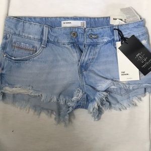 Zara cut off jean shorts - NWT